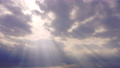 雲景タイムラプス 薄明光線(天使の梯子)  92097217