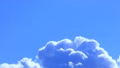July blue sky time lapse white clouds 92215755