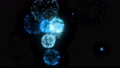 青色の打ち上げ花火 フラッシュパーティクルアニメーションエフェクト 93724617