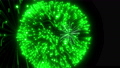緑色の打ち上げ花火 フラッシュパーティクルアニメーションエフェクト 93724765