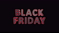 Black friday, promo animation with spinning black and red letters 93764236