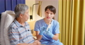 Senior home healthcare concept 93785776