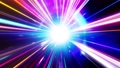 放射状の光、キラキラと輝く背景、集中線のエフェクト 94175433