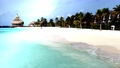 The coastline of the ocean. Maldives, June 2021  94216684