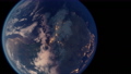 Beautiful space view of the Earth with cloud formation 94217278