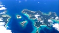 日本　沖縄の離島慶良間諸島を上空から見た美しい南国の島々の風景 94599303