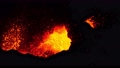 Close-up of volcano, dramatic volcanic eruption in Reykjanes peninsula Iceland. Slow motion. 95346531