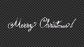 メリークリスマスと手書きで描くアニメーション　アルファチャンネル　白色のチョーク　英語 95905123