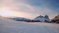 FPV POV of alpine skiing in Dolomites, Italy 96032573