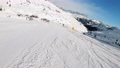 FPV POV of alpine skiing in Dolomites, Italy 96032576