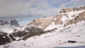 FPV POV of alpine skiing in Dolomites, Italy 96032577