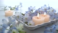 Aroma candles and flowers Relaxation footage 96351695