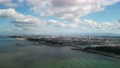 海から臨む新潟市の空撮 96570176