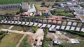 Aerial view of the Aqueduct in the Vila do Conde, Portugal 96587816