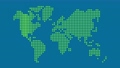 動画素材/ 角ドットで表現した世界地図ポップアップ4Kアニメーション 96710522