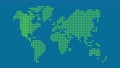 動画素材/ 角ドットで表現した世界地図ポップアップ4Kアニメーション 96710523