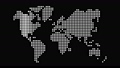 動画素材/ 角ドットで表現した世界地図ポップアップ4Kアニメーション 96710526