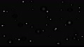 冬の動画素材 / 雪の結晶が降るシームレスアニメーション (黒背景） 96780194