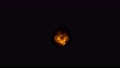 Super slow motion of fire explosion on black background. Filmed on high speed cinema camera 98579461