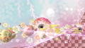 春花、球和蝴蝶華美的日式背景圈 98895939