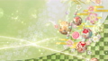 春花、球和蝴蝶華美的日式背景圈 98895947