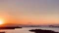 Mt.Fuji at magic hour seen from the coast of Hayama, a popular tourist destination 99722932