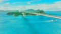 Kurushima Kaikyo Bridge and the Seto Inland Sea on a sunny day 99922410