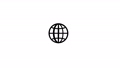 Global network icon looped animate isolated background. Planet grid symbol. network and communication concept. Outline globe animation  100116243