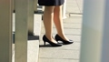 Female feet outdoor standing business image 100141910