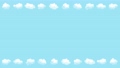 藍色背景上漂浮搖曳的雲朵裝飾 100709488