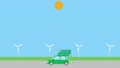 Green cars, wind power and solar power 102074864